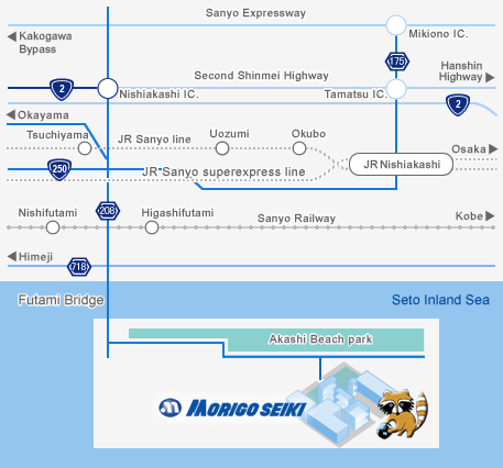 MORIGO SEIKI Access Map